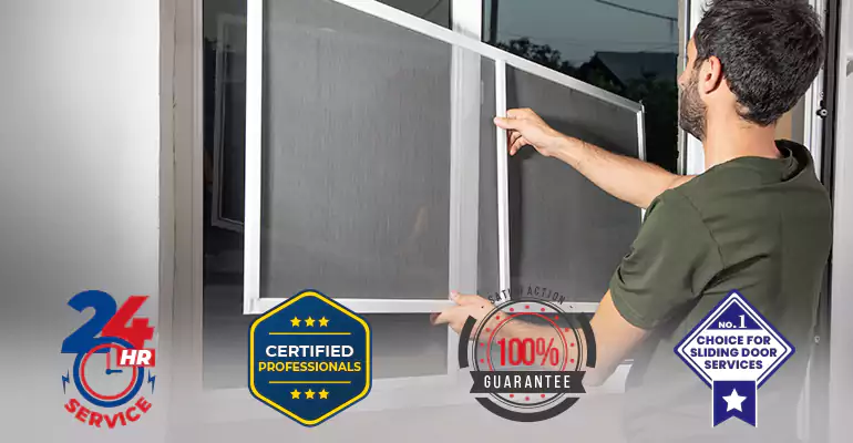 Sliding Screen Door Frame Repair in Aventura