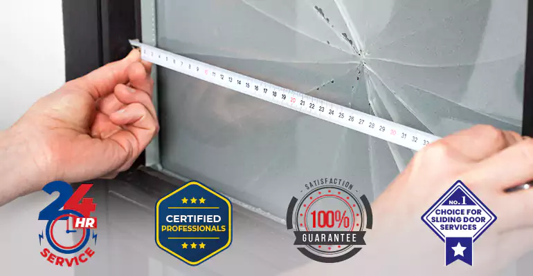 Residential Sliding Door Glass Repair in Aventura